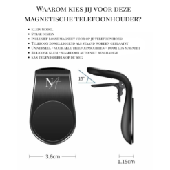 Magnetische Telefoonhouder voor in de auto